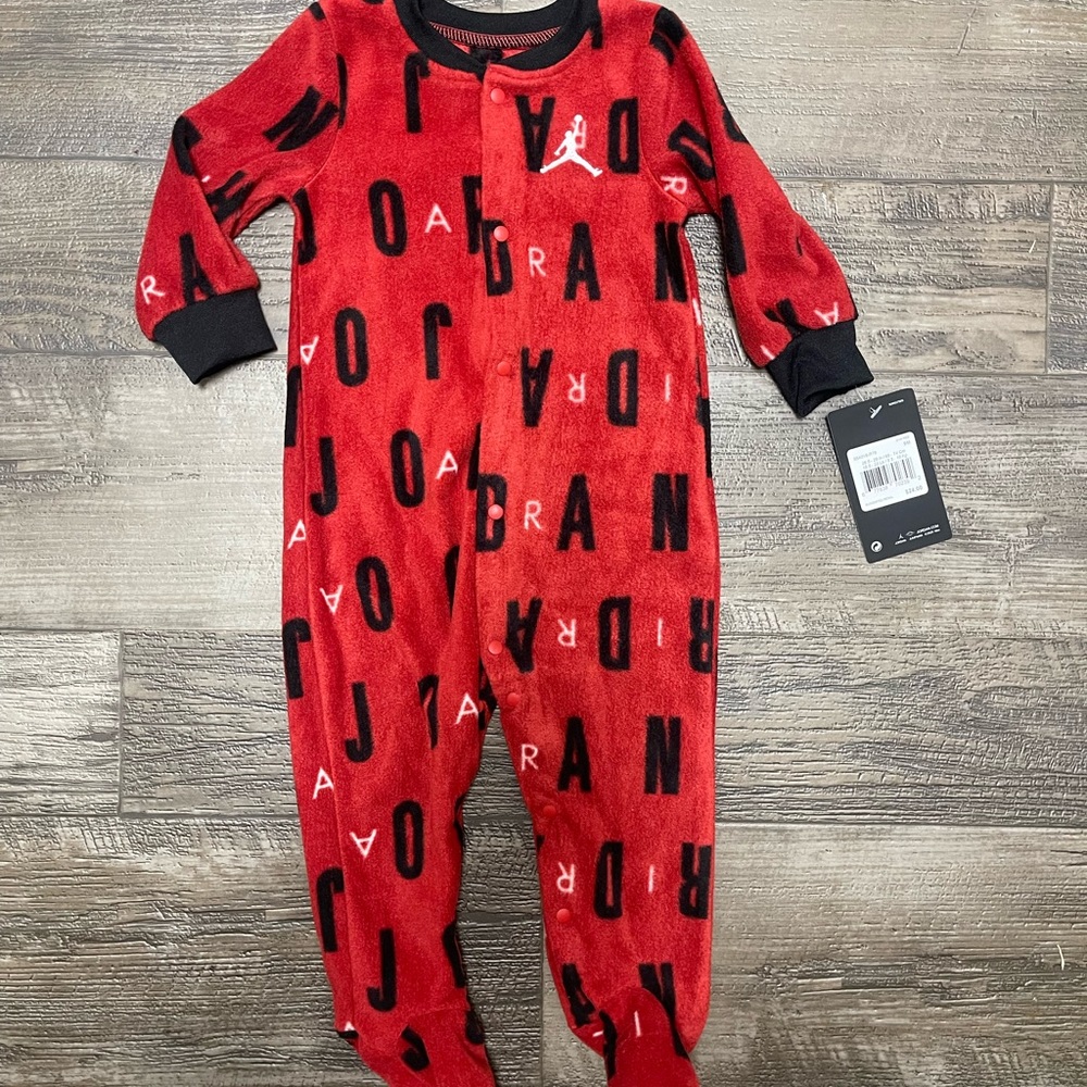 NWT Baby Jordan Fleece Pajamas